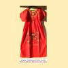 Robe Mexicaine Brode - Rouge
