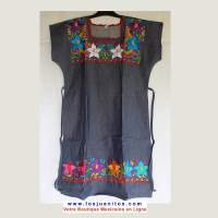 Robe Mexicaine - Taille L - Denim