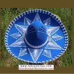 Chapeau Mexicain du Mariachi - Bleu