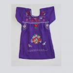 Robe Mexicaine - Taille 2 ans - Violette