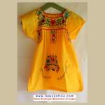 Robe Mexicaine - Taille 2 ans - Jaune