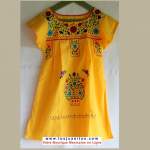 Robe Mexicaine - Taille 4 ans - Jaune