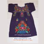Mini Robe Mexicaine - Taille S - Lilas